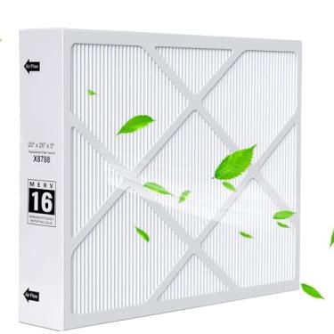 Imagem de Upgrade X8788 MERV 16 filtro 20 x 26 x 5 filtro compatível com lennox X8788 20 x 26x5 filtro de ar Merv 16 carbono limpo filtro de forno substituto para filtro PCO20-28 PureAir e lennox x8788 Merv16