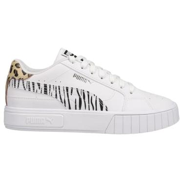 Imagem de PUMA Girl's Cali Star Summer Roar (Big Kid) Puma White/Puma White/Puma Silver 7 Big Kid M