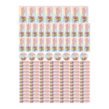 Imagem de Adesivo Etiqueta Escolar Personalizado Vinil Borboleta 129 UN