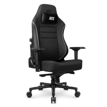 Imagem de Cadeira Gamer DT3 Nero Elite Carbon, Revestimento DT3 PUC EverPro™, almofada magnética tecnologia Cooling gel ΔT21™, apoio lombar integrado em 4D, braços 4D+, suporta até 160kg e altura máx. de 2,00m