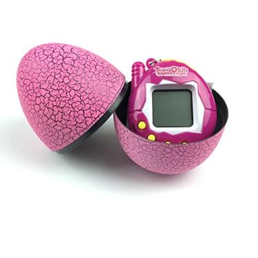 Imagem de Chaveiro Eletrônico Virtual para Máquina de Jogos de Animais de Estimação Com Caixa Em Formato de Ovo, Edição de Colecionador Atualizada, Animais de Estimação Virtuais para (Rosa)