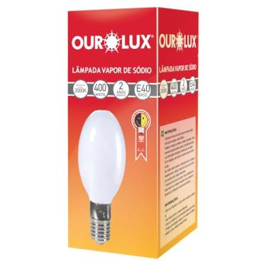 Imagem de Lâmpada de Sódio Ovoide E40 400W 2000K OUROLUX