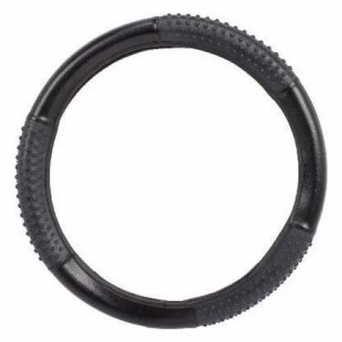 Imagem de Genérico Capa de Volante Coloridas, Estampas Exclusivas, Ajuste Universal (Preto Massageador)