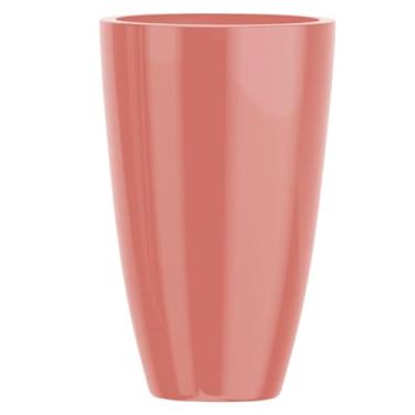 Imagem de Vaso Plantas Decorativo Fibra De Vidro Grande 70cm Roma M (Rose Gold)