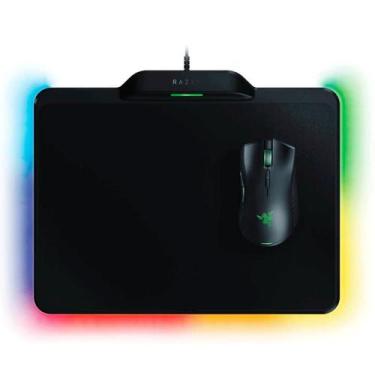 Imagem de Mouse + Mousepad Razer Mamba Hyperflux + Firefly Hyperflux, preto