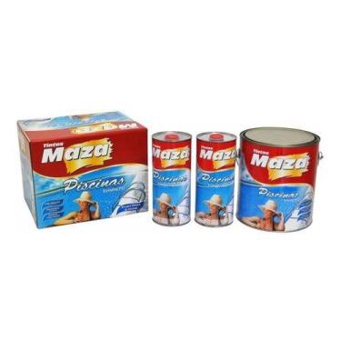 Imagem de Esmalte Pu Azul Piscina 3x1 4,5L Maza