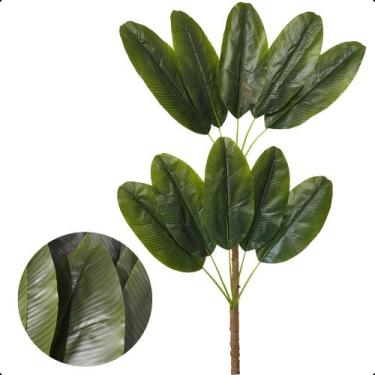 Imagem de Árvore Bananeira Artificial Folha Grande Sem Vaso Decoração - Flor de 