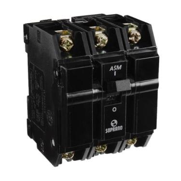Imagem de Disjuntor Nema Tripolar 50A Soprano