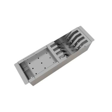 Imagem de Cesto Escorredor Louças Mini 3 Módulos Calha Úmida Inox