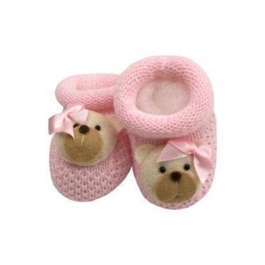 Imagem de Sapatinho bebê ursinha - Rosa bebê - NN, Sensacao, RN