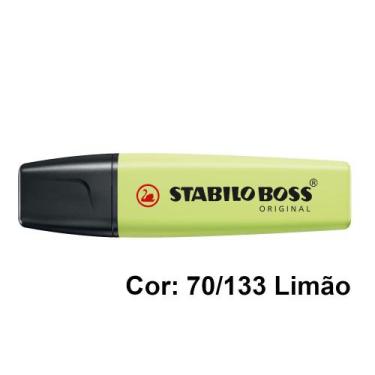 Imagem de Marca Texto Original Stabilo Boss Neon e Pastel Escolha Cor,  Limão Pa