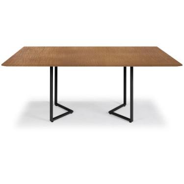 Imagem de Mesa Jantar Niterói Aço Carbono Preto - Drop mobiliário