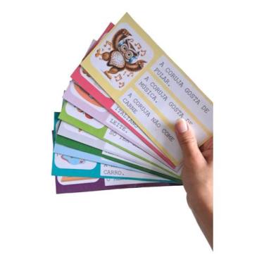 Imagem de Jogo Pareando A Leitura Cartinhas Alfabetização Estimulação - T&D JOGO