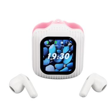 Imagem de Fones de Ouvido Sem Fio Bluetooth, Fones de Ouvido Estéreo Com Cancelamento de Ruído Com Estojo de Carregamento Com Tela Sensível Ao Toque, Fones de Ouvido Intra-auriculares para