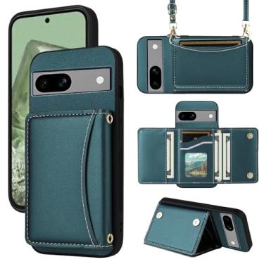 Imagem de Furiet Capa carteira para Google Pixel 7A 5G 2023 com alça transversal de couro PU premium porta-cartão à prova de choque resistente acessórios de corpo inteiro capa fina para celular Pixel7A A7