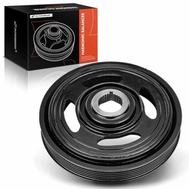 Imagem de A-Premium Polia de cambota balanceadora harmônica do motor compatível com Honda Accord 2008 2009 2010 2011 2012, 3,5L, transmissão manual, número de substituição 13810R72A01