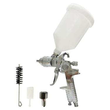 Imagem de Pistola De Pintura Automotiva Gravidade 1.4mm Premium Alta Pressão Cor Cromado WWSoldas