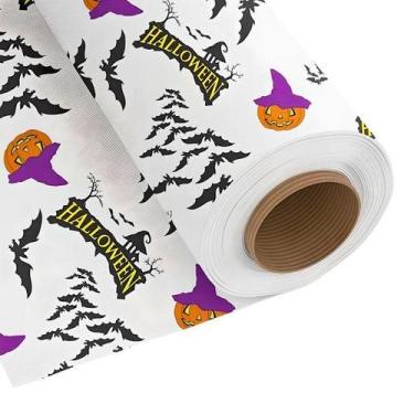 Imagem de TNT Estampado Toalha De Mesa 1,40 x 2M 40G Tema Halloween - MEWI