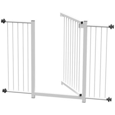Imagem de Kit Grade Portão Pet Bebê Divisor Corredor Montagens 68 CM 70 85 90 10