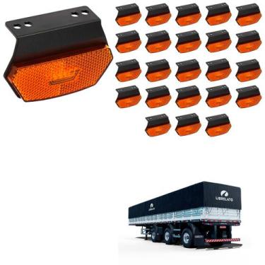 Imagem de 24 Lanterna Diamante Librelato LED Âmbar c/ Supt - Fio - DW Componente