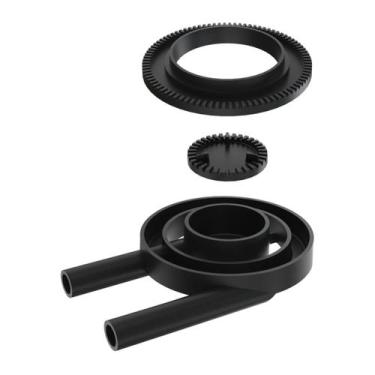 Imagem de Queimador Duplo Curto Completo Fogão Industrial Ferro 17,2cm - Libanez