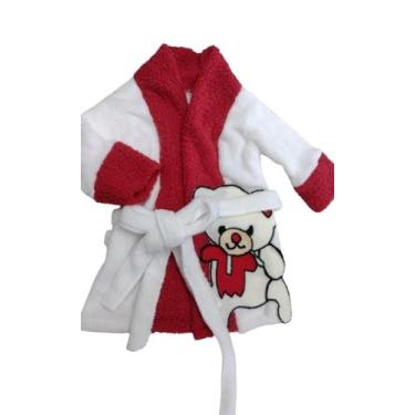 Imagem de Roupão Infantil Urso Ensaio Fotográfico Tam Rn - Rainha Fashion