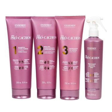 Imagem de Kit Serie Pro Cachos Essendy Home Care (4 Produtos)