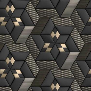 Imagem de Papel de Parede Decorativo 3D Grafite Estrelado 1,5m - DEKAL DECOR