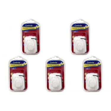 Imagem de Kit C/5 - Controle Ventilador Qualitronix Luz Sobrepor Qv39