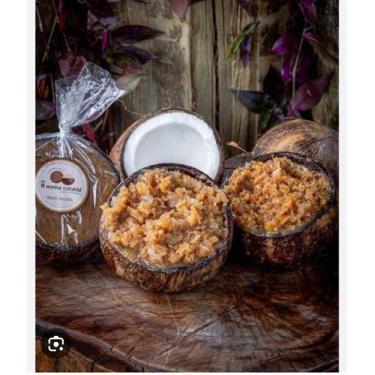Imagem de Cocada com leite condensado cremosa na casca do coco 970 g - Minha coc