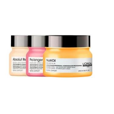 Imagem de Kit Cronograma LOréal Pro Longer Másc 250g + Absolut Repair Másc 250g 