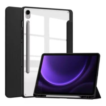 Imagem de Capa de Tablet Smart Para galaxy Tab S9 Plus 12.4 Traseira Transparent