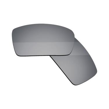 Imagem de Boldbright Lentes de substituição compatíveis com óculos de sol Oakley Gascan OO9014 - revestido de titânio espelhado