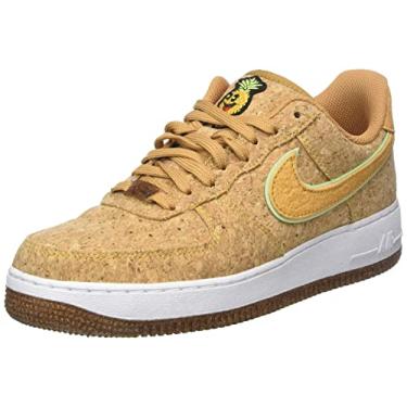 Imagem de NIKE Tênis de basquete masculino, Multi Color Linho Limão Brilhante Dourado Metálico, 42