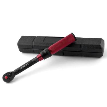 Imagem de LEONTOOL Chave de torque de 1/10.2 cm, chave de torque de 5 a 25 Nm, dupla direção, ajustável, 72 dentes, chave de torque de ± 3% de alta precisão com cabeça de liberação rápida para reparo de