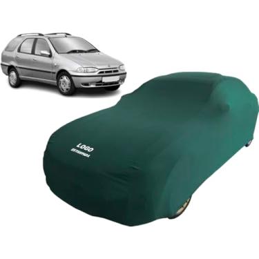 Imagem de Capa Tecido Helanca Carro Fiat Palio Weekend 2002 (Verde)
