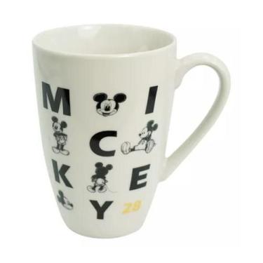 Imagem de Caneca xícara copo de porcelana mickey letras 350ml disney original - 