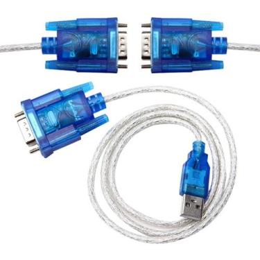 Imagem de Cabo 9 Pinos Serial Db9 Fêmea Usb Para Balança Digital - Genérica