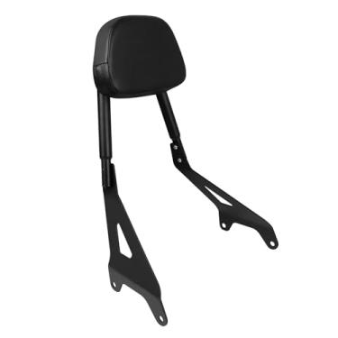 Imagem de Assento de passageiro traseiro para motocicleta Sissy Bar da Worldmotop para Yamaha Bolt XV950 XVS950 2013 2014 2015 2016 2017, Encosto destacável (sem suporte de bagagem, XV950)