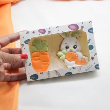 Imagem de 10 Caixas para biscoito 15x11x2 tampa visor pascoa versátil - Pietro E