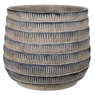 Imagem de HomArt Cyrus Cachepot, cimento, branco - Lrg