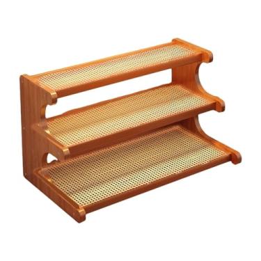 Imagem de DimyFew Caneca de caneca de café Organizador de mesa de mesa de mesa Exibição de prateleira de chá de chá de chá de chá Stand para mesa, 3 Nível 50cm