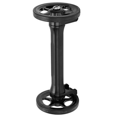 Imagem de Haste de Extensão Dobrável Telescópica do Ciclo, Barra de Extensão de Borracha de Liga de Alumínio de Grande Resistência (Preto)