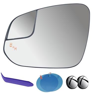 Imagem de EAP Vidro retrovisor lateral do motorista atualizado compatível com Toyota RAV4 2013-2025, 4runner 2014-2024, Tacoma 2016-2023, aquecido com ponto cego com Spotter