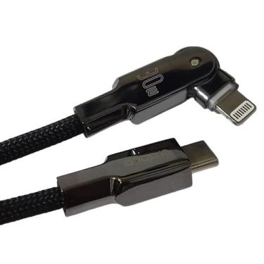 Imagem de Cabo Carregador Celular Smartphone Articulável Jogos Type-C USB-C Arti