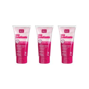 Imagem de Creme Esfoliante Soft hair 180g Biosoft Pitaya - Kit C/ 3un