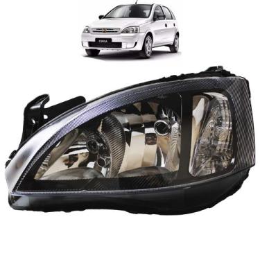 Imagem de Farol Corsa Montana 2008 2009 2010 2011 2012 Máscara Negra - Prime, Es