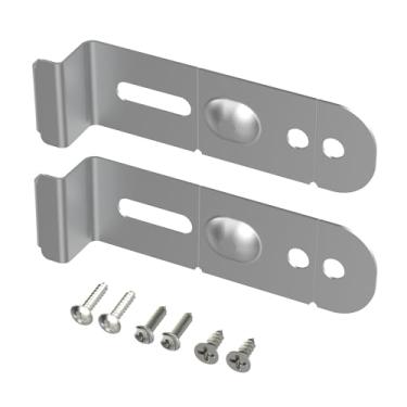 Imagem de Kit de instalação de lava-louças DD94-01002A, serve para suporte de montagem de máquinas de lavar louça Samsung, substitui AP4450818 2077601 PS4222710 EAP4222710 para granito ou bancadas, 2 suportes e