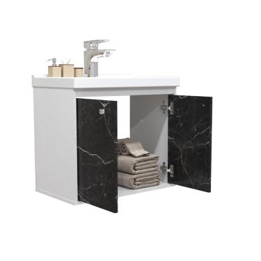 Imagem de Gabinete Banheiro Em Mdf Com Pia Cuba - Bergamo