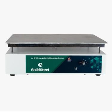 Imagem de Chapa Aquecedora Analógica 30x40cm SSCA - SolidSteel, 110V